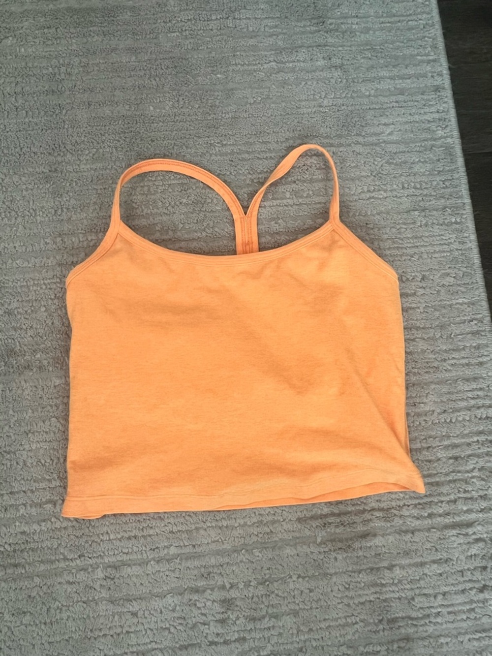 Beyond Yoga Women’s Orange Racerback Crop Tank Top